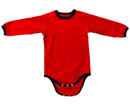 Baby Bodysuit. Personalized. Red