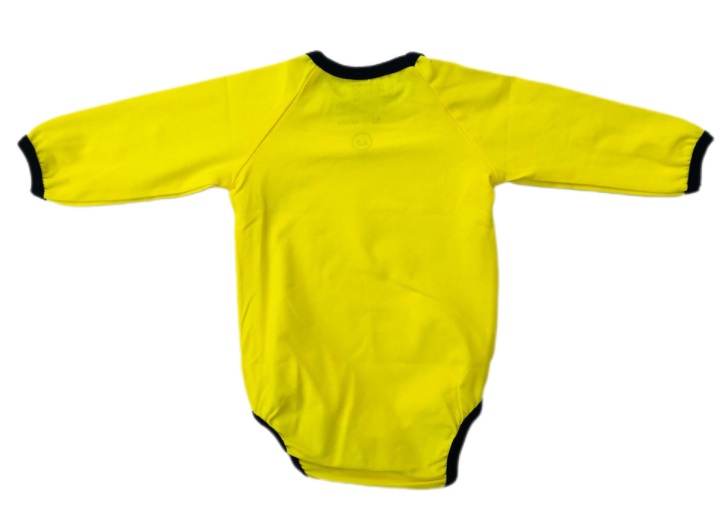 Yellow Long Sleeve Lap Baby Bodysuit