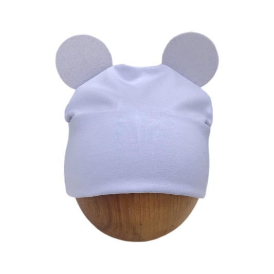 Baby Boy White Hat. Custom inscription as an option