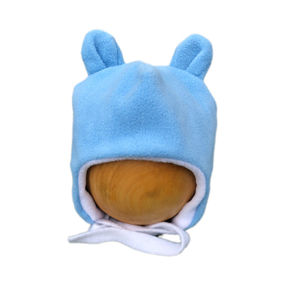 Spring Autumn Baby Fleece Hat Blue